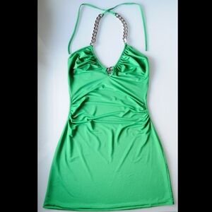 Night Out Halter Mini Dress